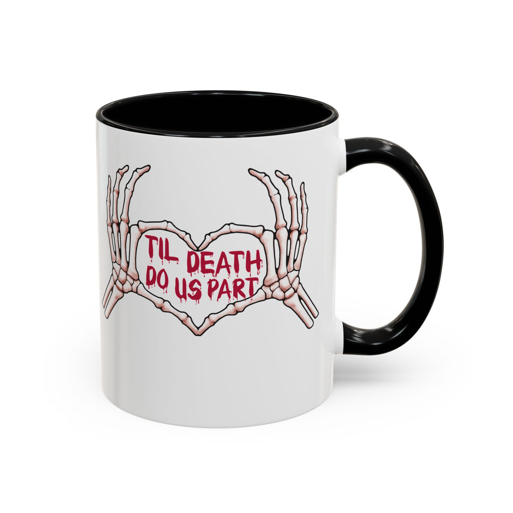 Til Death Do Us Part Skeleton Hands Coffee Mug