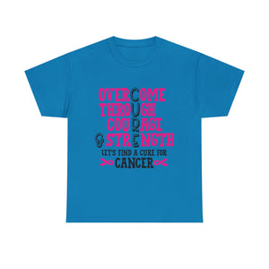 Inspirational Cancer Awareness Tee, Unisex Cotton Shirt, Supportive Tee, Gift for Survivors, Breast Cancer Awareness, Strength and [...]