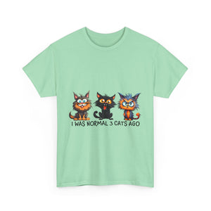 Funny Cat Lovers Tee - I Was Normal 3 Cats Ago, Unisex Shirt for Pet Owners, Cat Mom Gift, Cute Animal Tee, Cat-Themed Humor, Birthday [...]