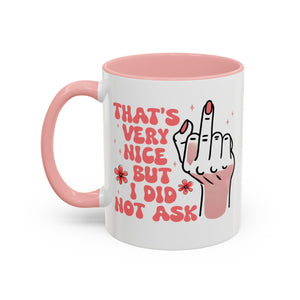 Sassy Accent Coffee Mug, Funny Gift, Humor Mug, Conversation Starter, Coffee Lover Gift, Unique Handmade Mug