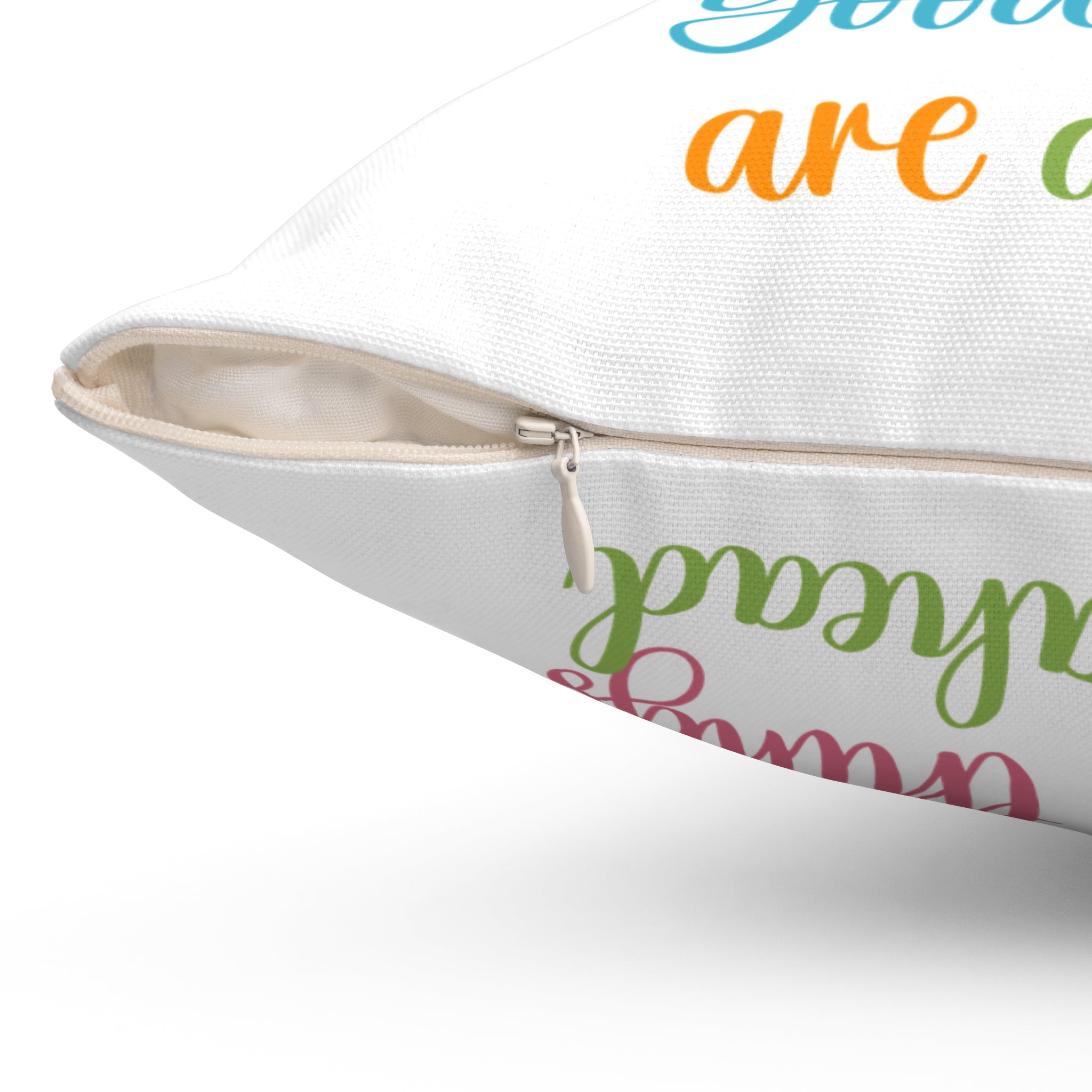 Butterfly Pillow – "Good Things Are Ahead" Decorative Throw Pillow