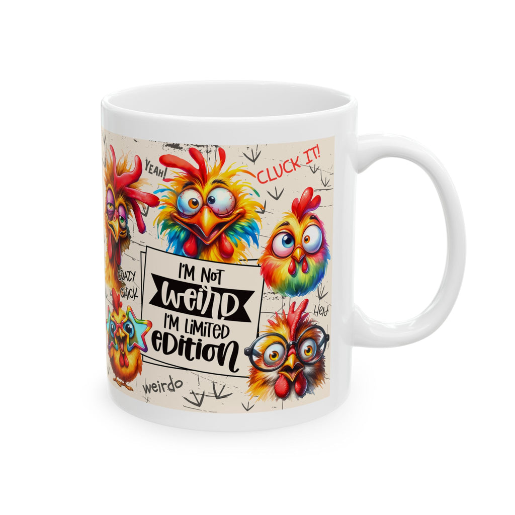 funny Chicken Humor coffee Mug - Fun Gift for Coffee Lovers, Kitchen Decor, Chickens, Quirky Design, Birthday Gift