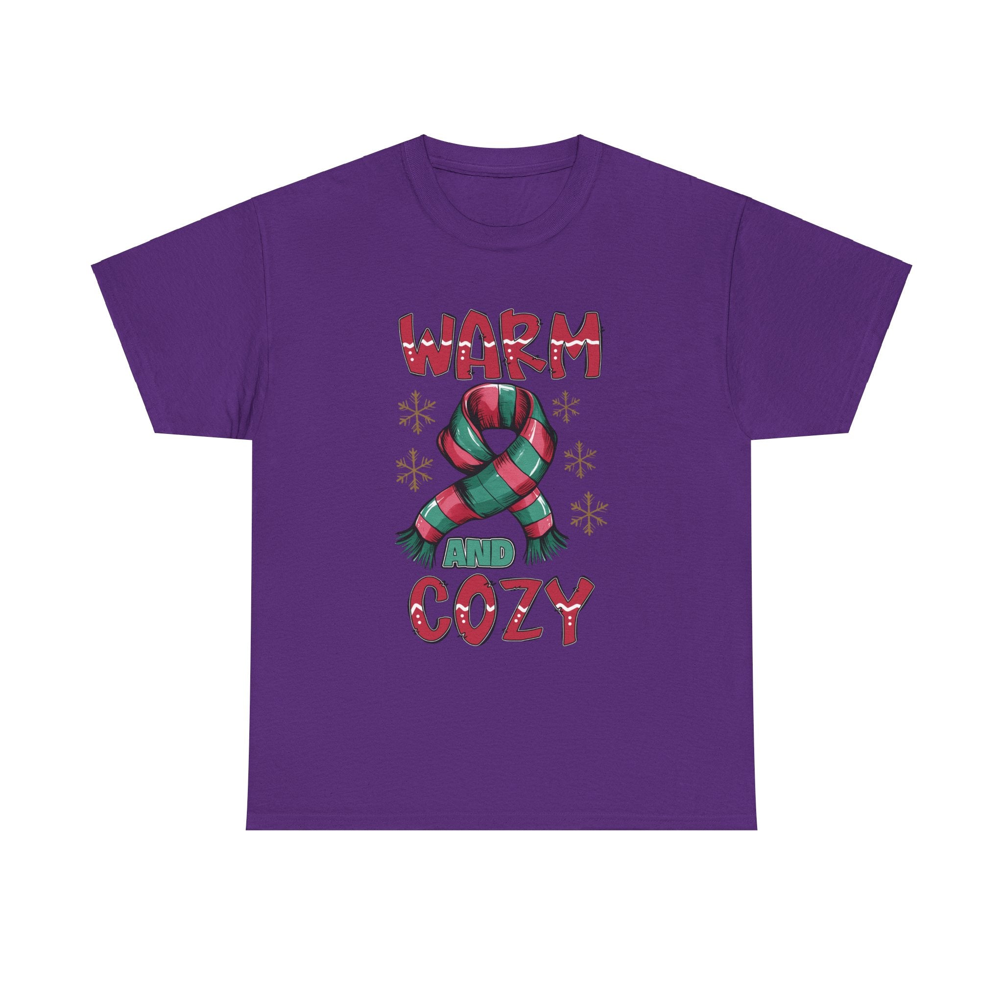 christmas warm and cozy Unisex Heavy Cotton Tee men women