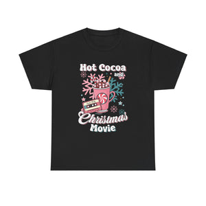 hot cocoa and christmas movie Unisex Heavy Cotton Tee