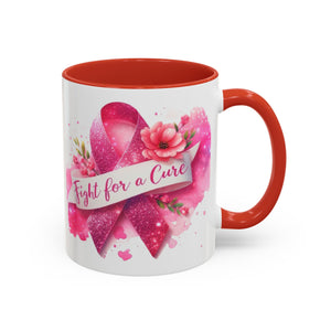 Inspirational Breast Cancer Awareness Coffee Mug - Fight for a Cure, Support Cancer Survivors, Gifts for Her, Pink Ribbon Design, [...]