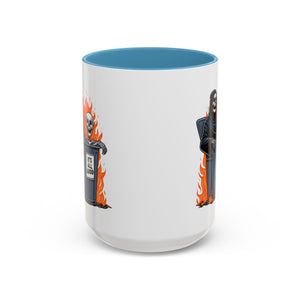 Funny Grim Reaper Coffee Mug - Perfect for Halloween, Gift for Friends, Quirky Kitchen Decor, Novelty Drinkware