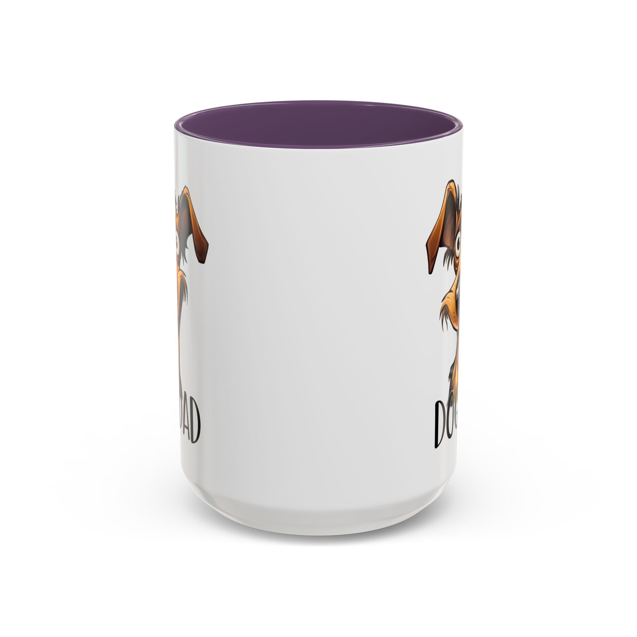 Dog Dad Accent Coffee Mug - Fun Gift for Dog Lovers, Pet Fathers, Father's Day, Birthday, Coffee Lovers