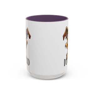 Dog Dad Accent Coffee Mug - Fun Gift for Dog Lovers, Pet Fathers, Father's Day, Birthday, Coffee Lovers