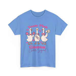cancer awareness Cheer Squad Goose Tee - Perfect for Cheerleaders, Team Spirit, Bird Lovers, Fun Gifts, Casual Wear