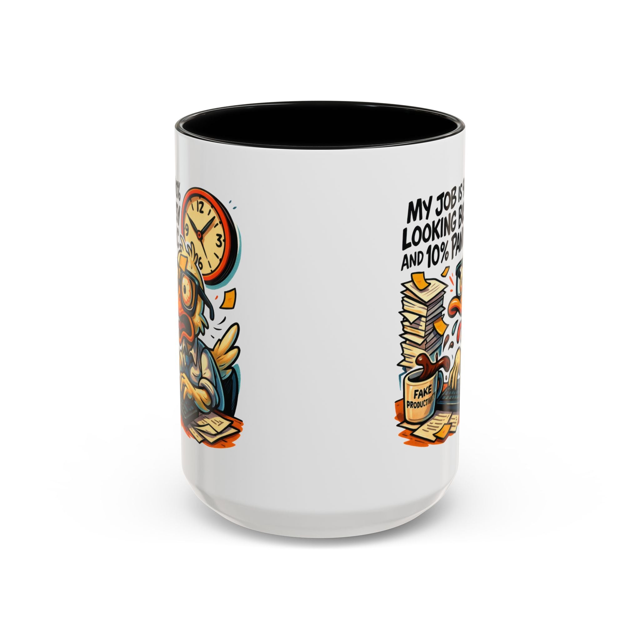 Funny Office Duck Coffee Mug | Perfect Gift for Office Workers, Desk Jokes, Humor, Funny Barista Mug, Creative Gift Idea