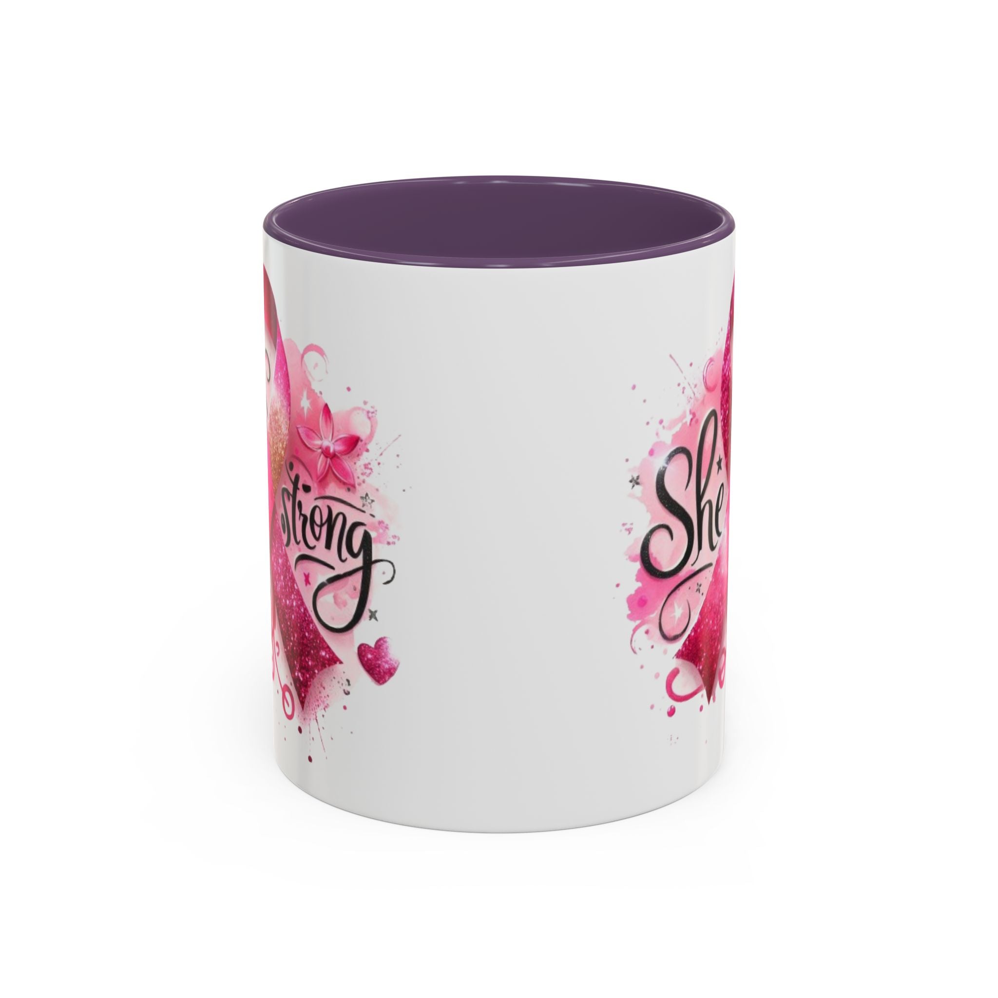 Empowering Pink Ribbon Coffee Mug - Gift for Survivors, Breast Cancer Awareness, Motivational Mug, Inspirational Drinkware, Self-Care Gift