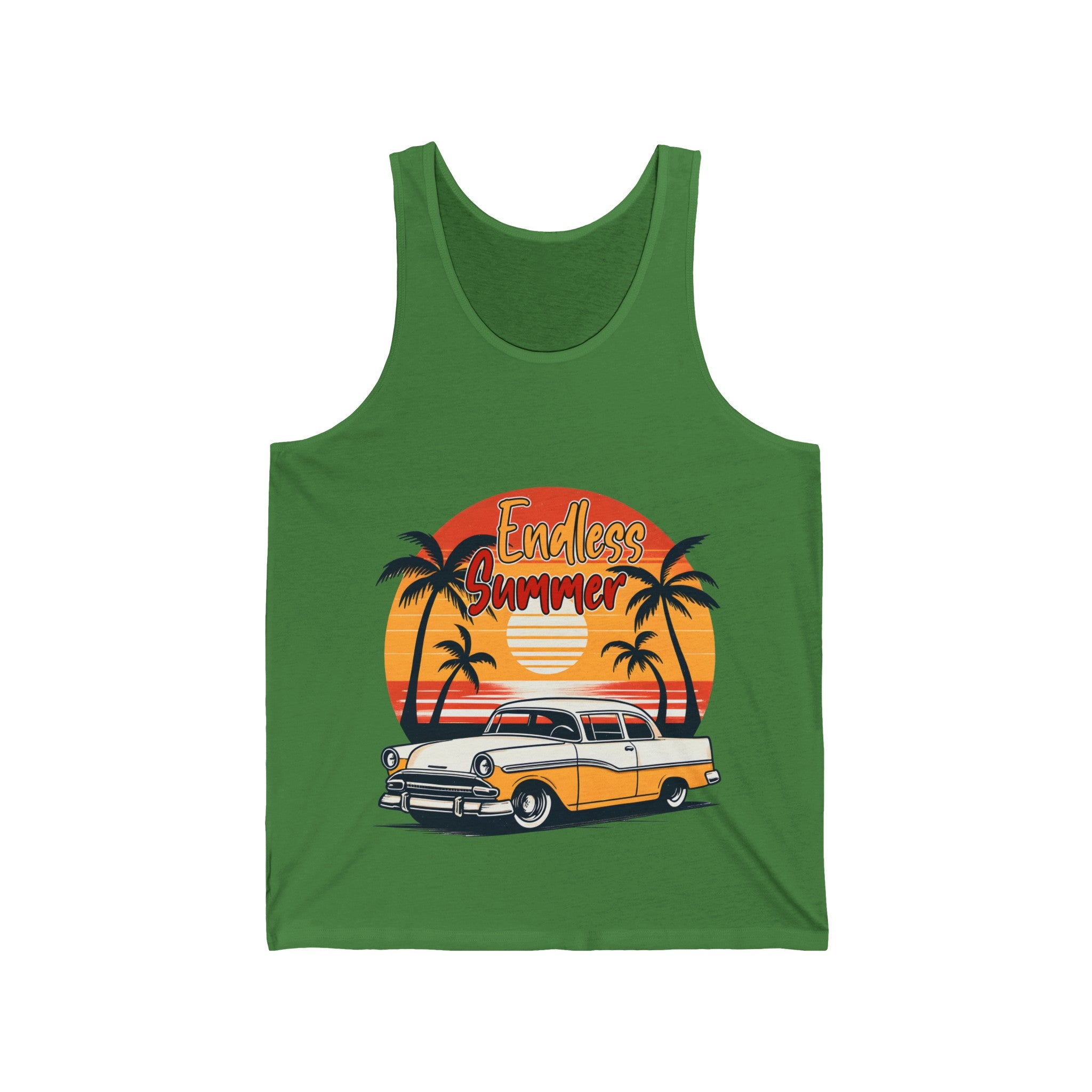 endless summer retro beach Unisex Jersey Tank by mrdragonsfire
