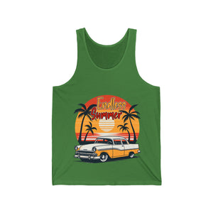 endless summer retro beach Unisex Jersey Tank by mrdragonsfire