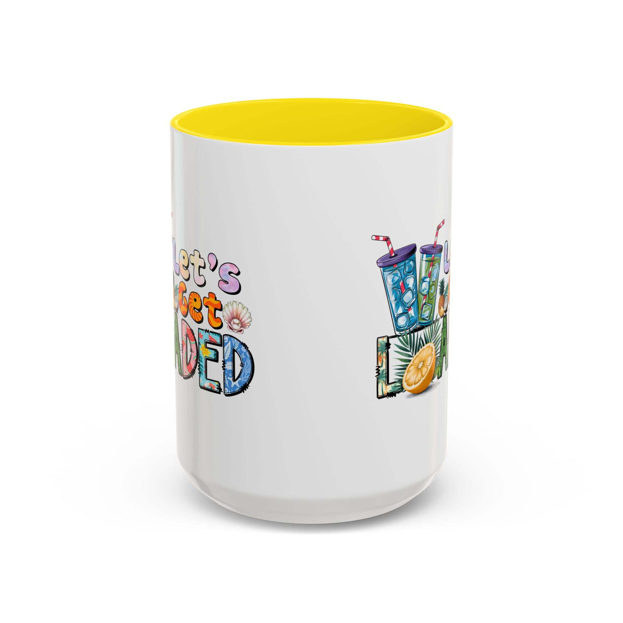 Colorful 'Let's Get Loaded' Coffee Mug - Fun Drinkware for Parties & Gatherings