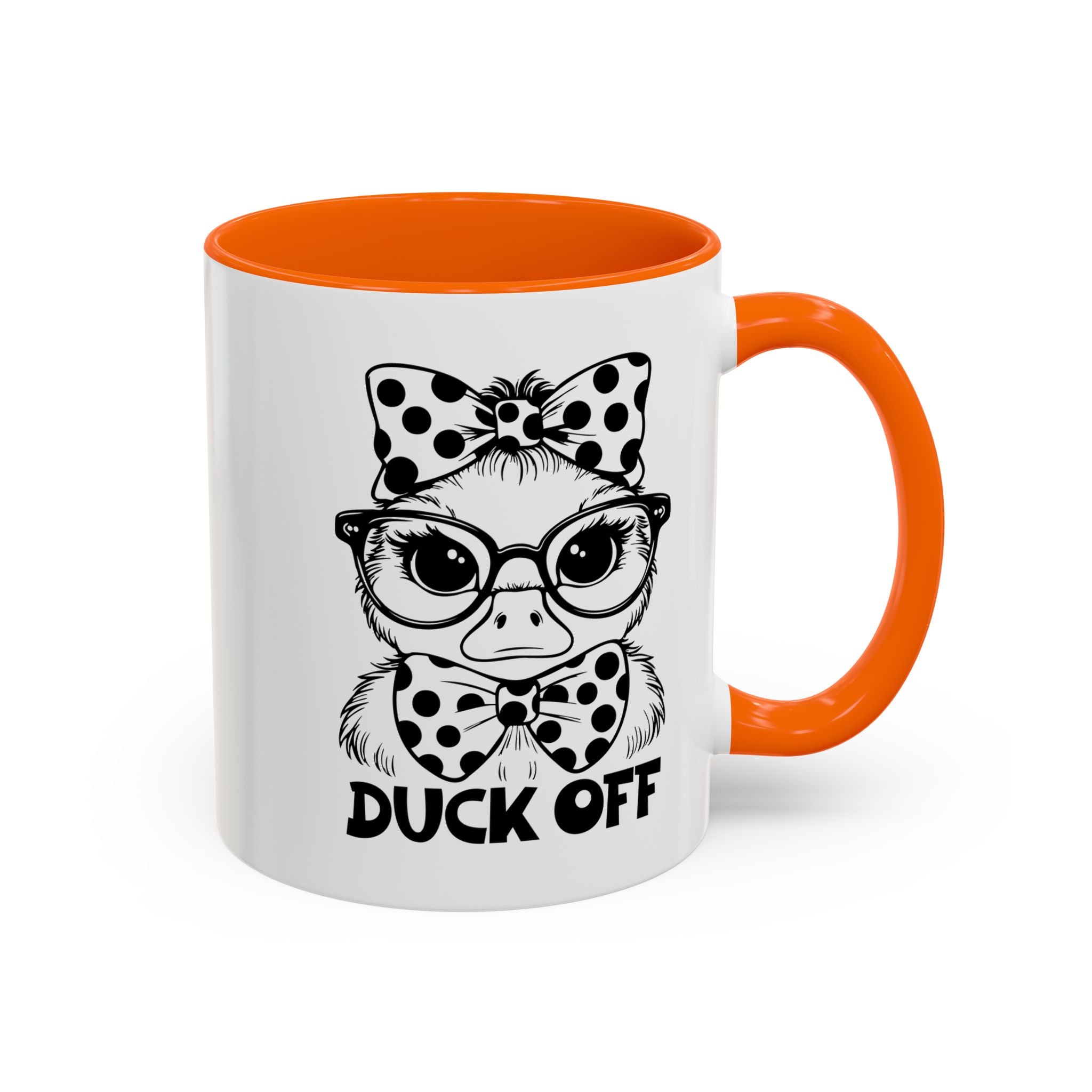 Duck off  Coffee Mug - Fun Gift for Bird Lovers, Birthday, Office Décor, Humorous Kitchenware, Unique Drinkware