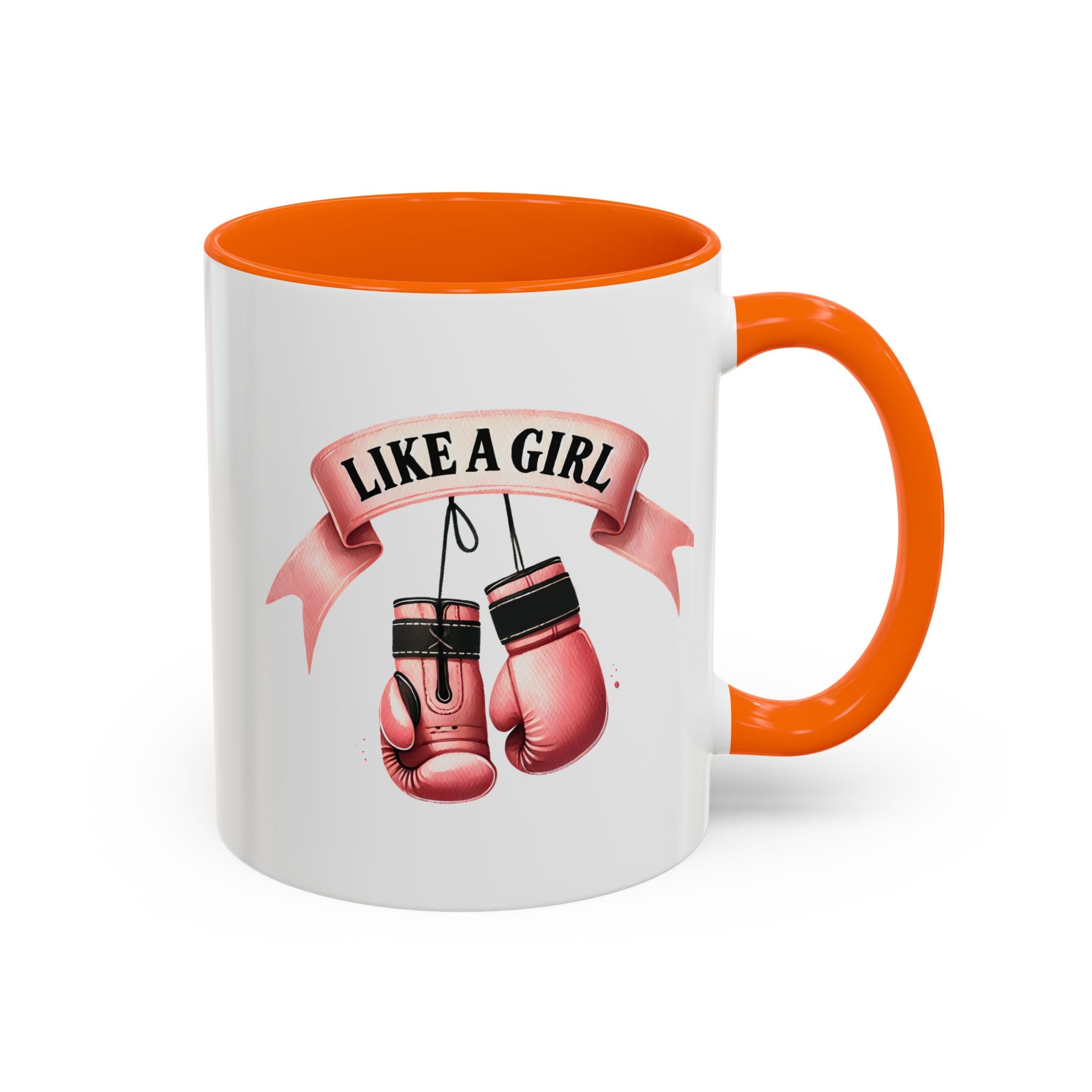 Boxing Motivation Coffee Mug | Like a Girl | Empowerment Gift, Sports Mug, Inspirational Gift, Fitness Accessory, Coffee Lover