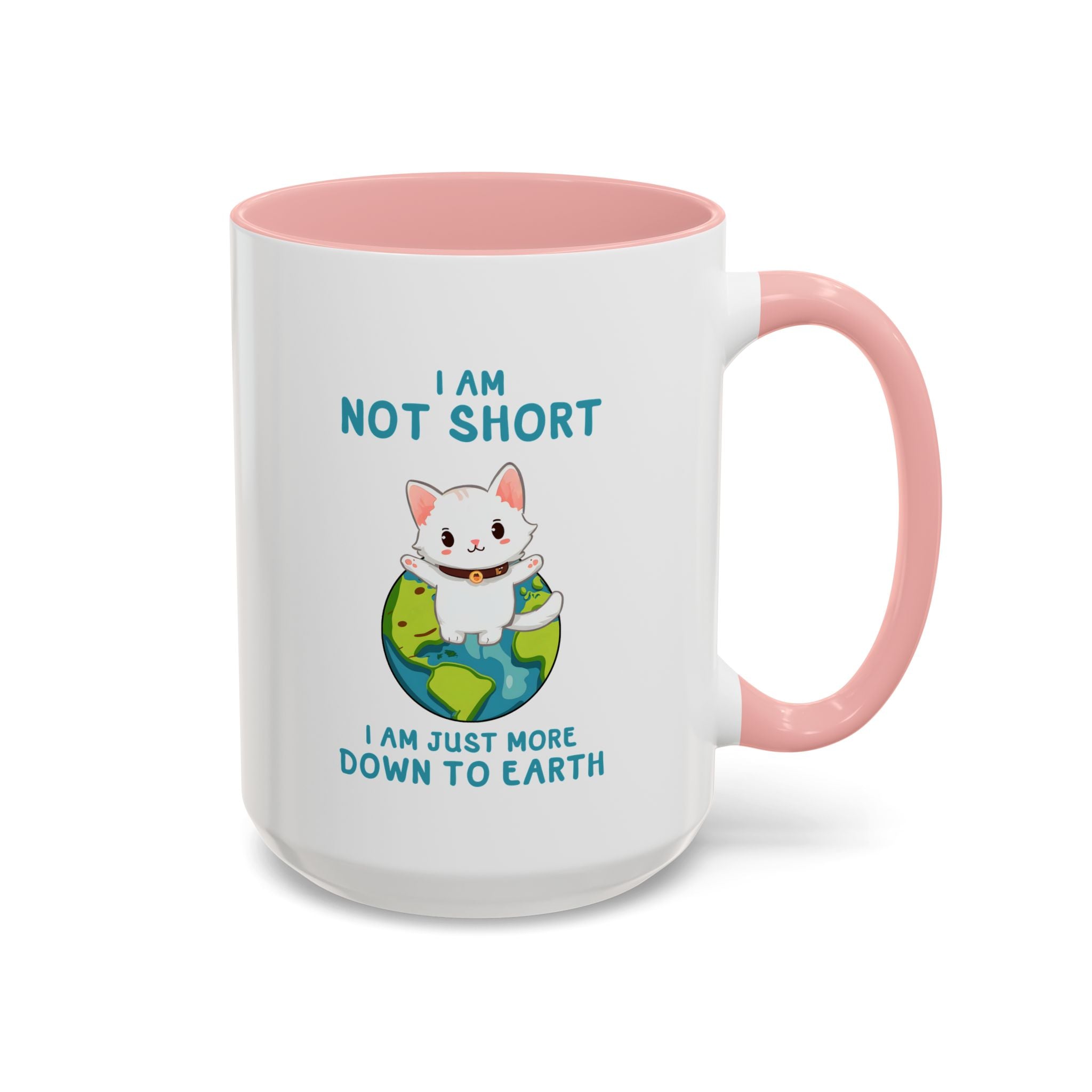 Cute Down to Earth Cat Coffee Mug - Perfect Gift for Cat Lovers
