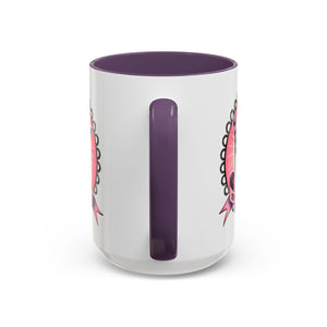 Rock 'n' Roll Accent Coffee Mug - Perfect for Music Lovers, Gift for Her, Unique Office Mug, Fun Coffee Cup, Empowering Gift Idea