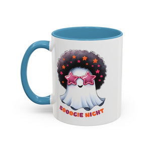 Groovy Ghost Coffee Mug - Fun, Whimsical Mug for Halloween, Parties, Gift for Friends, Unique Home Decor, Boogie Night