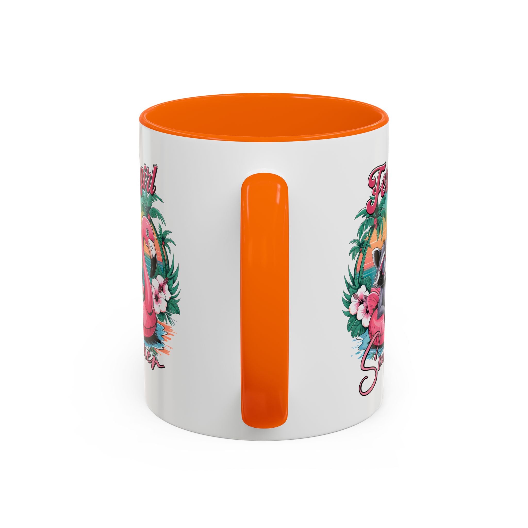 Feral Girl Summer Coffee Mug - Accent Design for Animal Lovers