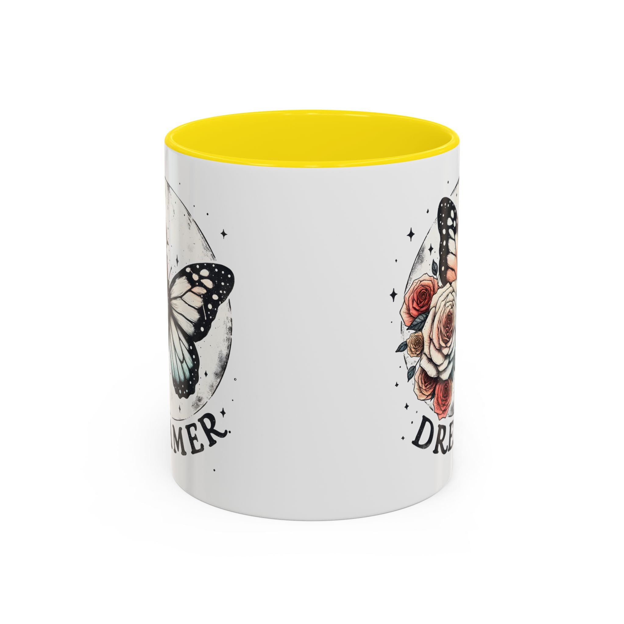 Dreamer Butterfly Coffee Mug - Stylish Accent for Creatives positive vibe freedom nature lover