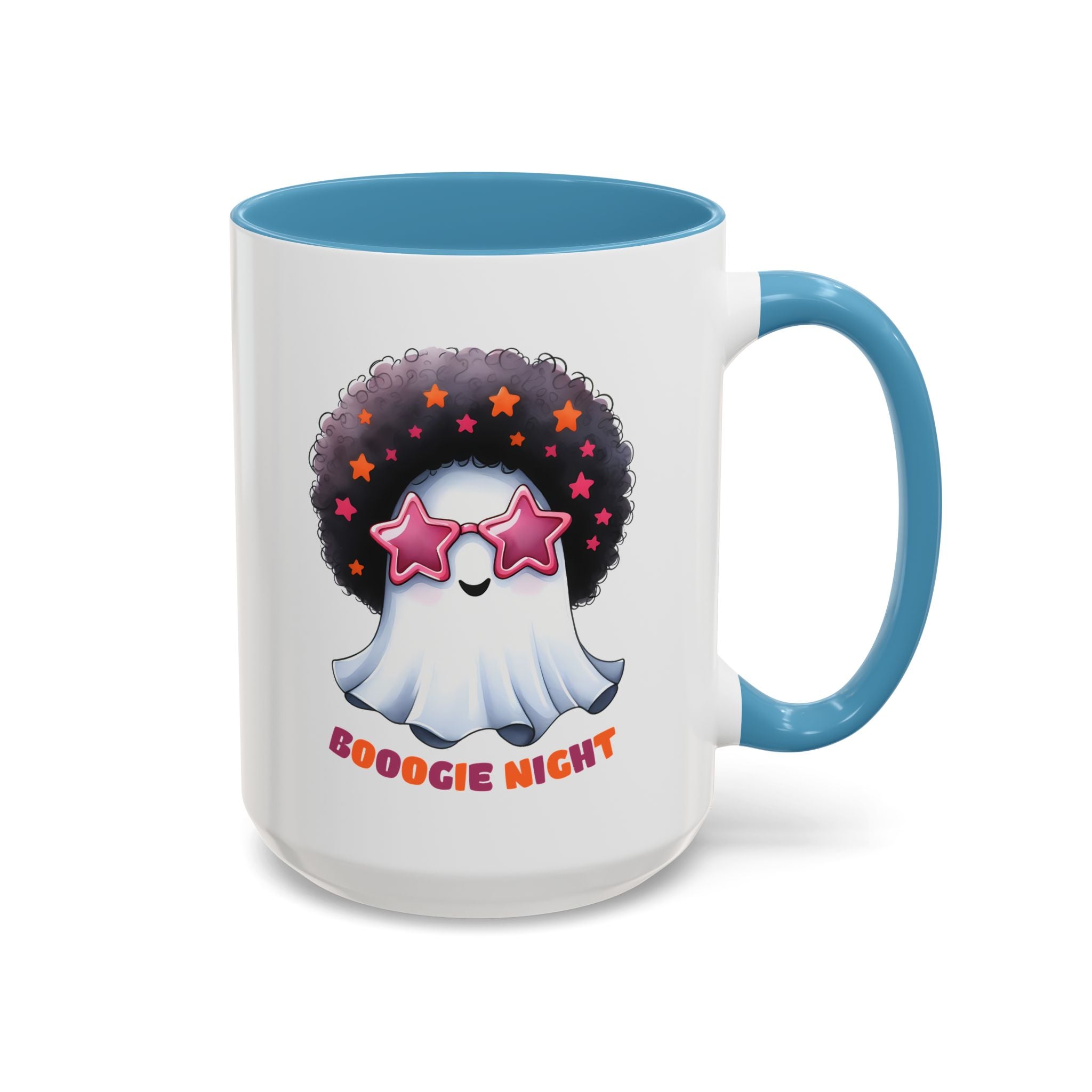 Groovy Ghost Coffee Mug - Fun, Whimsical Mug for Halloween, Parties, Gift for Friends, Unique Home Decor, Boogie Night