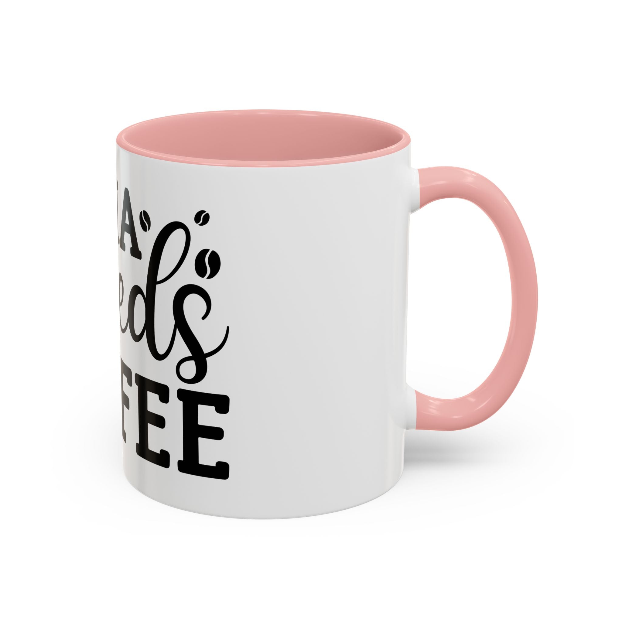 mama needs coffee funny humor Accent Coffee Mug (11, 15oz) mother gift