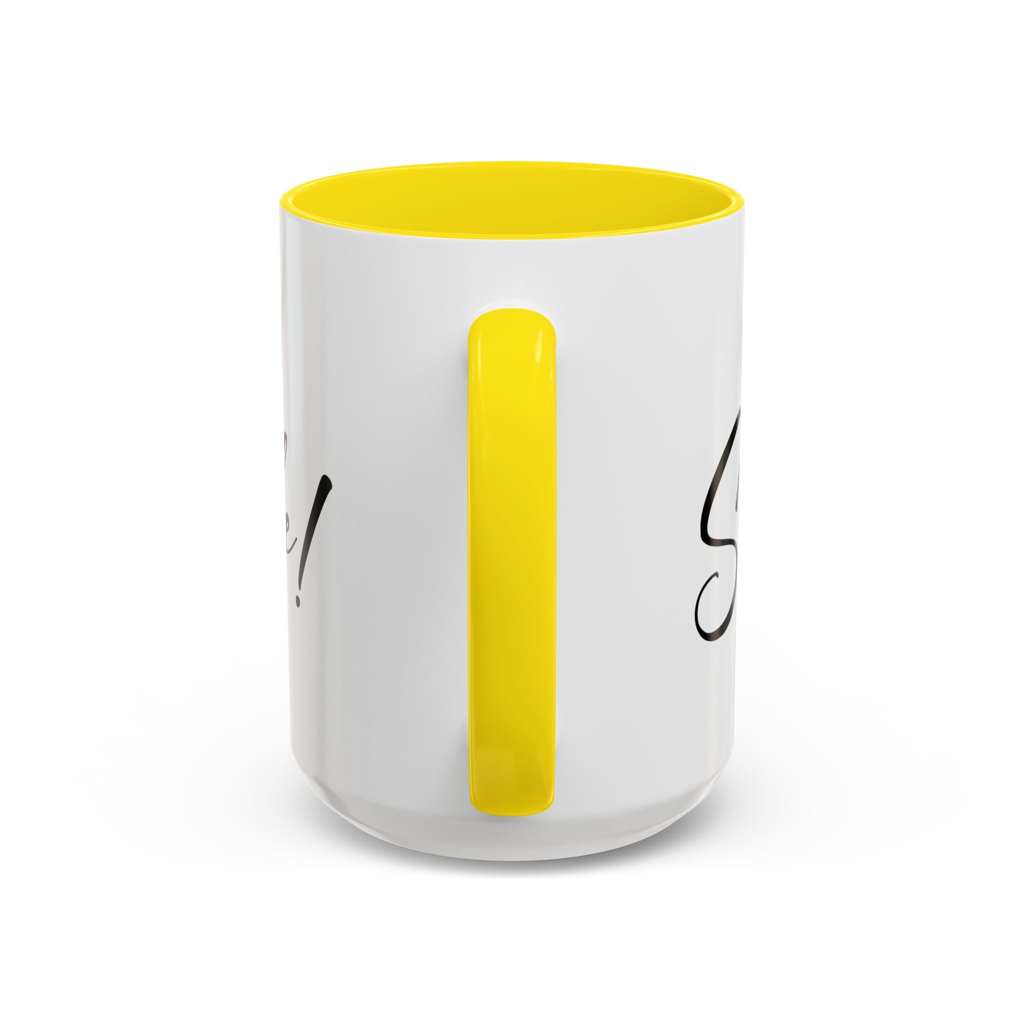 Inspirational Accent Coffee Mug - "You Make Me Smile!" - Perfect Gift for Friends & Family