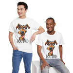 Dog Dad Unisex Heavy Cotton Tee, Pet Lover Gift, Fun Shirt for Father’s Day, Dog Owner Humor Tee, Great for Birthdays, Casual Wear