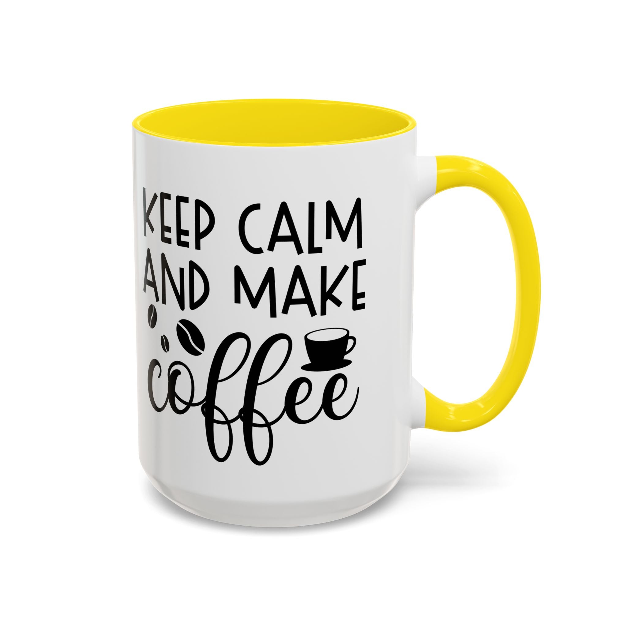 Keep Calm Coffee Mug - Fun Gift for Coffee Lovers, Kitchen Decor, Motivational Drinkware, Homebrew Enthusiast, Daily Motivation