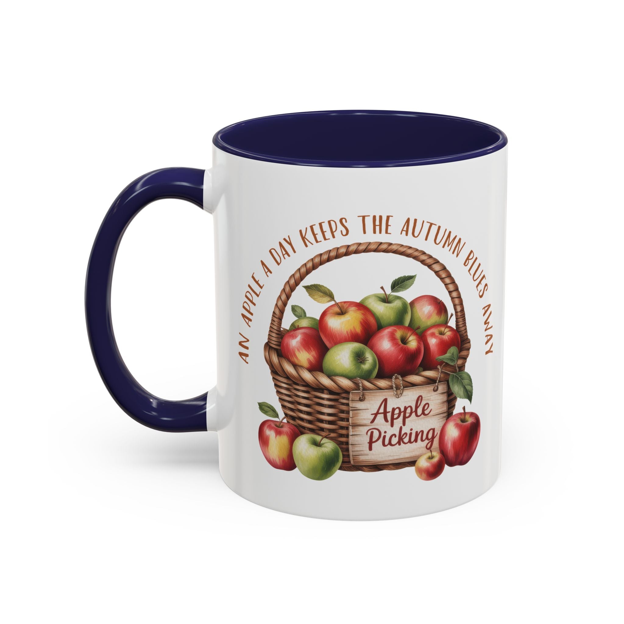 Autumn Apple Picking Coffee Mug - 11 and 15oz - Perfect Gift for Fall Lovers