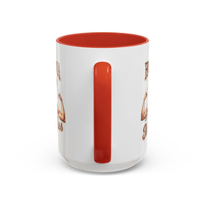 Hot Mama Has Muscles Coffee Mug - Fun & Motivational 11/15oz Accent Mug for Fitness Lovers