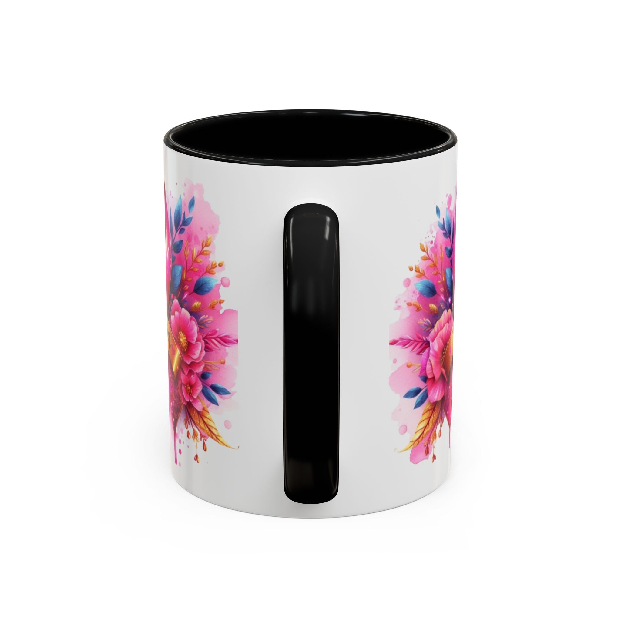 Inspirational Warrior Coffee Mug - Floral Design, Encouragement Gift, Cancer Awareness, Motivational Cup, Supportive Drinkware