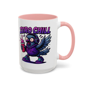 Zero Chill Accent Coffee Mug - Fun Ceramic Cup for Coffee Lovers, Unique Gift for Friends, Quirky Drinkware, Perfect for Birthdays, [...]