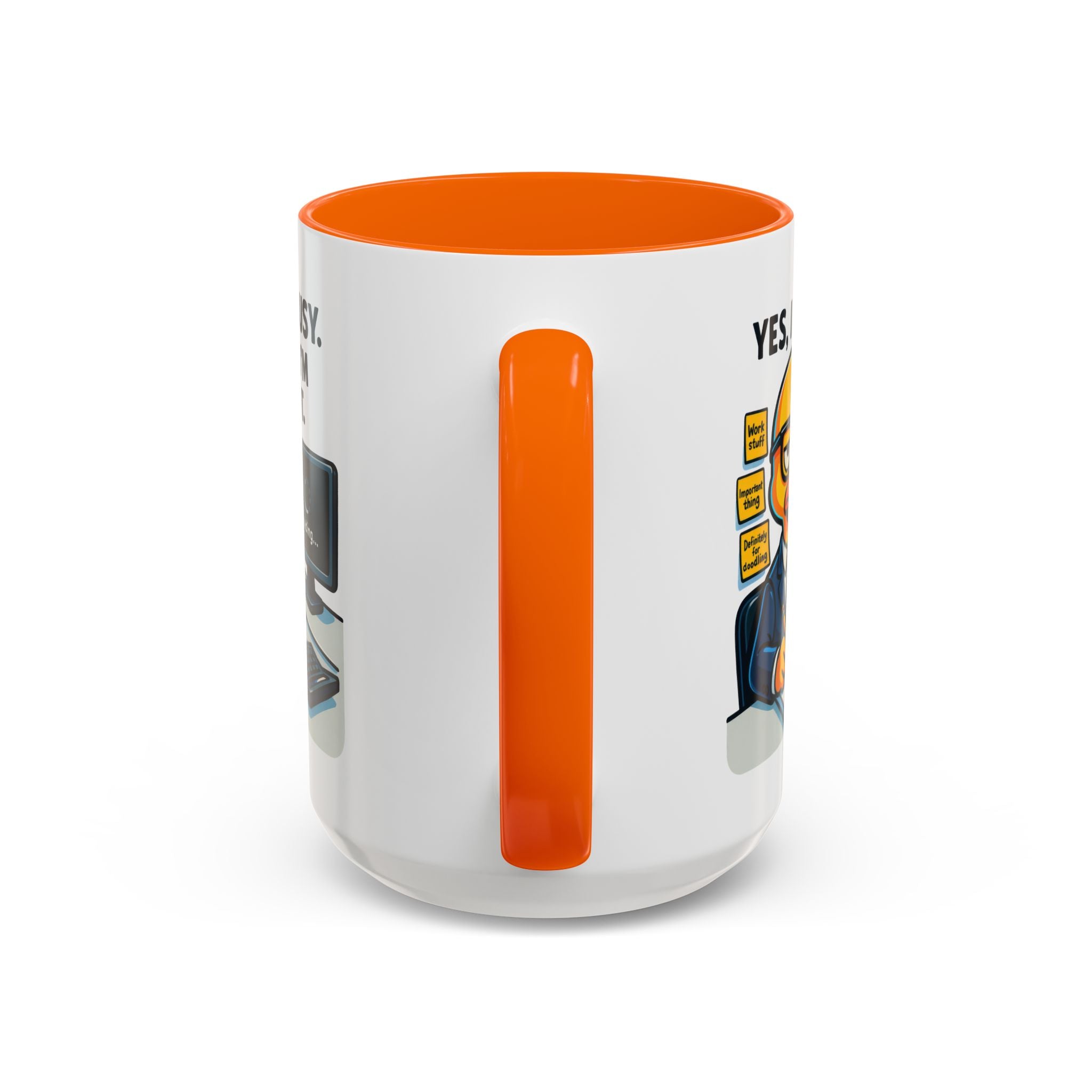 Funny Office Mug, Quirky Coffee Cup, Duck Humor Mug, Gift for Coworkers, Cute Desk Mug