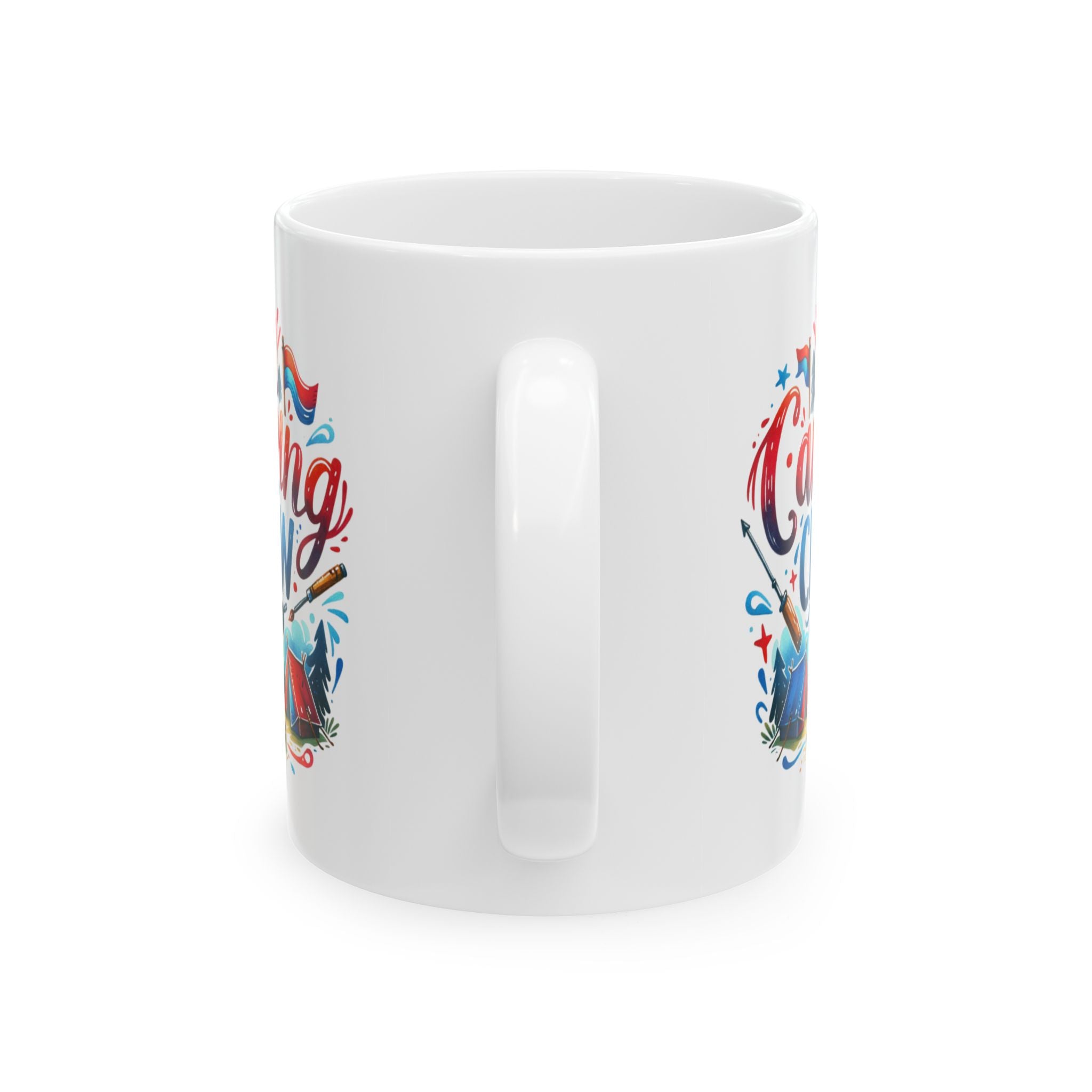 Camping Crew Ceramic Mug - Adventure Lover Gift, Nature Lover Cup, Outdoor Enthusiast Drinkware, Camping Coffee Mug, Holiday Gift Idea