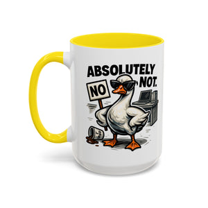 Sassy Coffee Mug, Humorous Gift for Geese Lovers, Fun Office Desk Decor, Funny Animal Cup, Quirky Kitchenware
