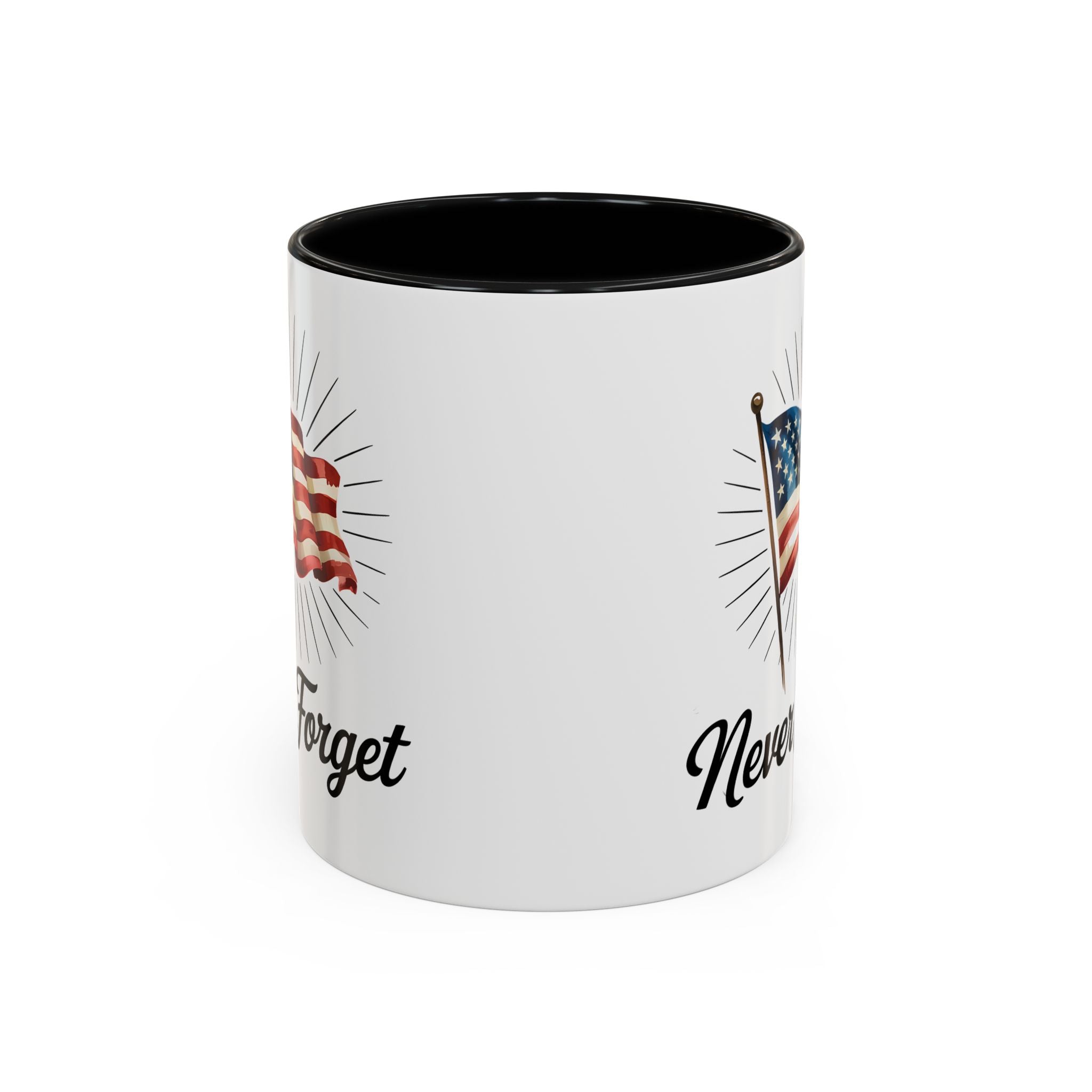 Patriotic Never Forget Coffee Mug - 11oz & 15oz USA flag