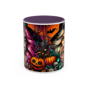 Spooky Bitch Halloween Coffee Mug - 11oz & 15oz | Witchy Vibes for Gifting, Halloween Decor, Fun Coffee Lover Gift, Spooky Season Must-Have