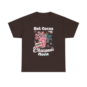 hot cocoa and christmas movie Unisex Heavy Cotton Tee