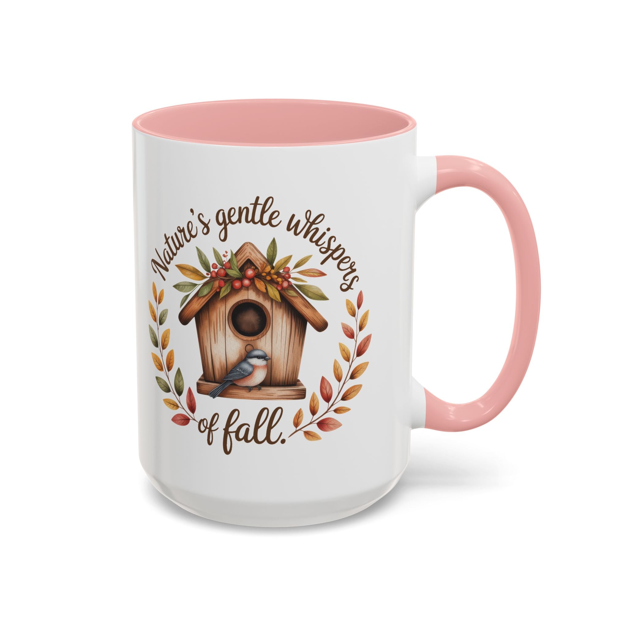 Nature's Gentle Whispers Fall Coffee Mug nature lovers cup