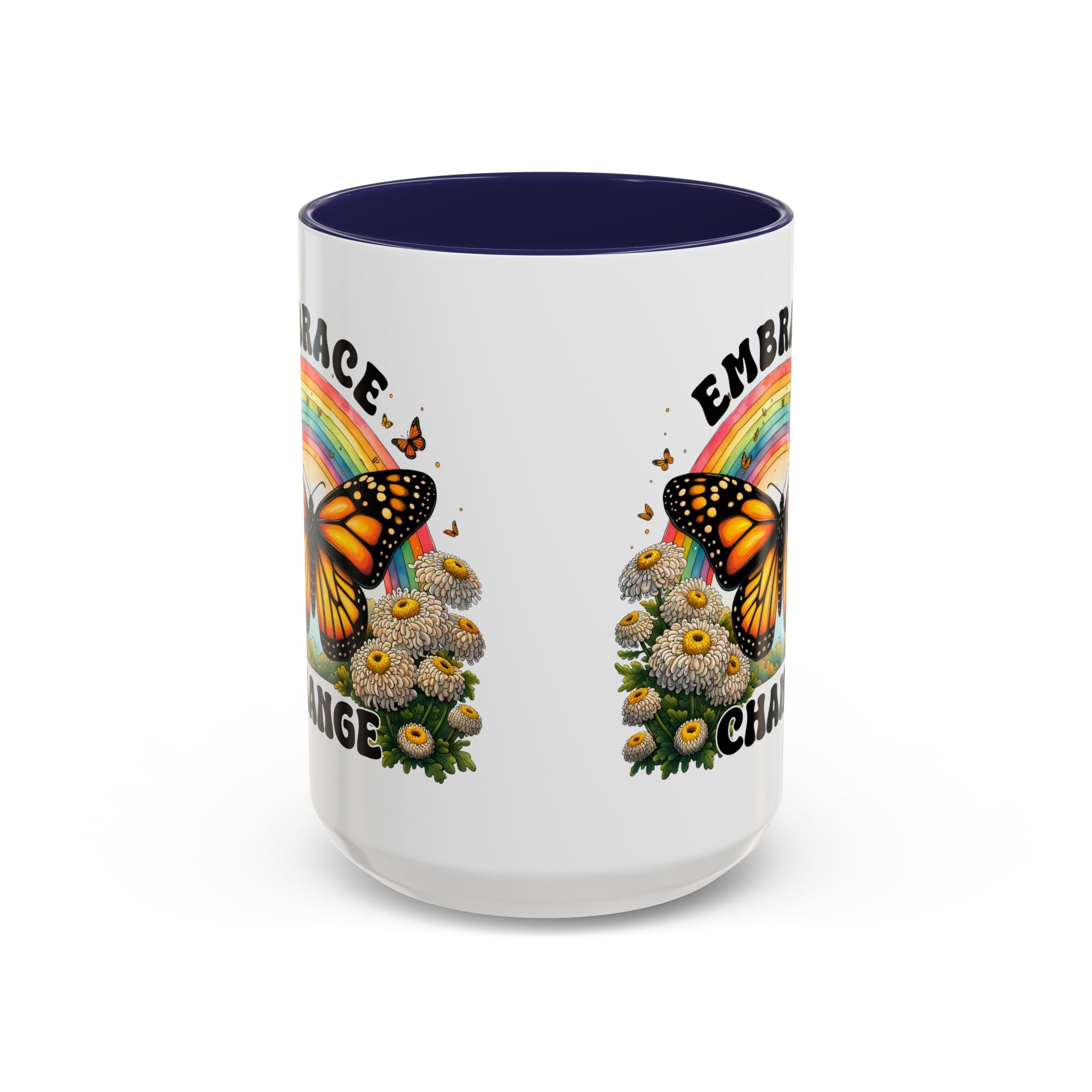 Embrace Change Butterfly Coffee Mug – Inspirational Gift for Nature Lovers