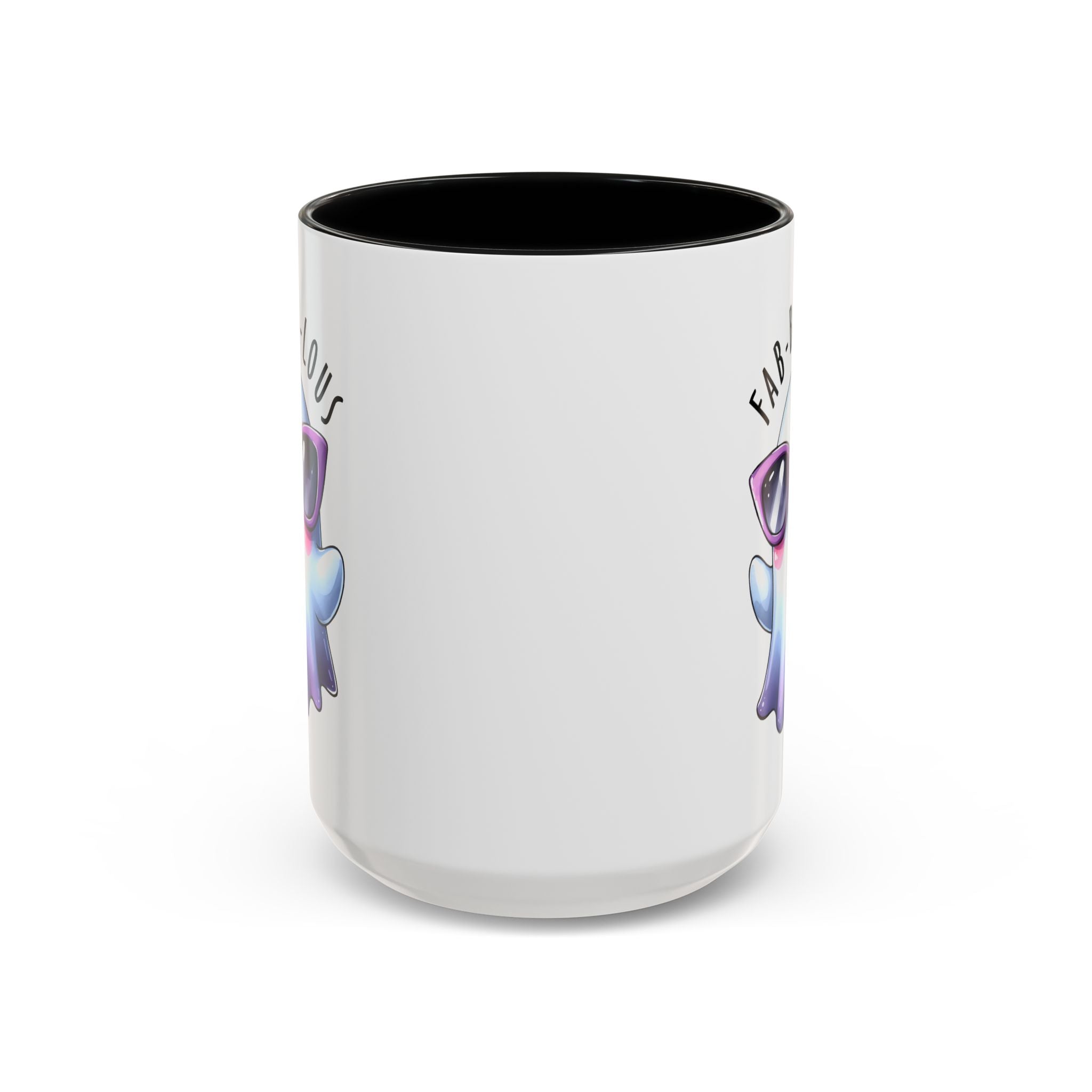 Fab-Boo-Lous Ghost Coffee Mug | Cute Halloween Mug, Fun Gift for Ghost Lovers, Spooky Seasonal Decor, Adorable Tea Cup