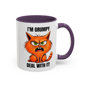 Grumpy Cat Coffee Mug, Funny Cat Mug, Gift for Cat Lovers, Office Coffee Cup, Humor Mug, 11oz 15oz