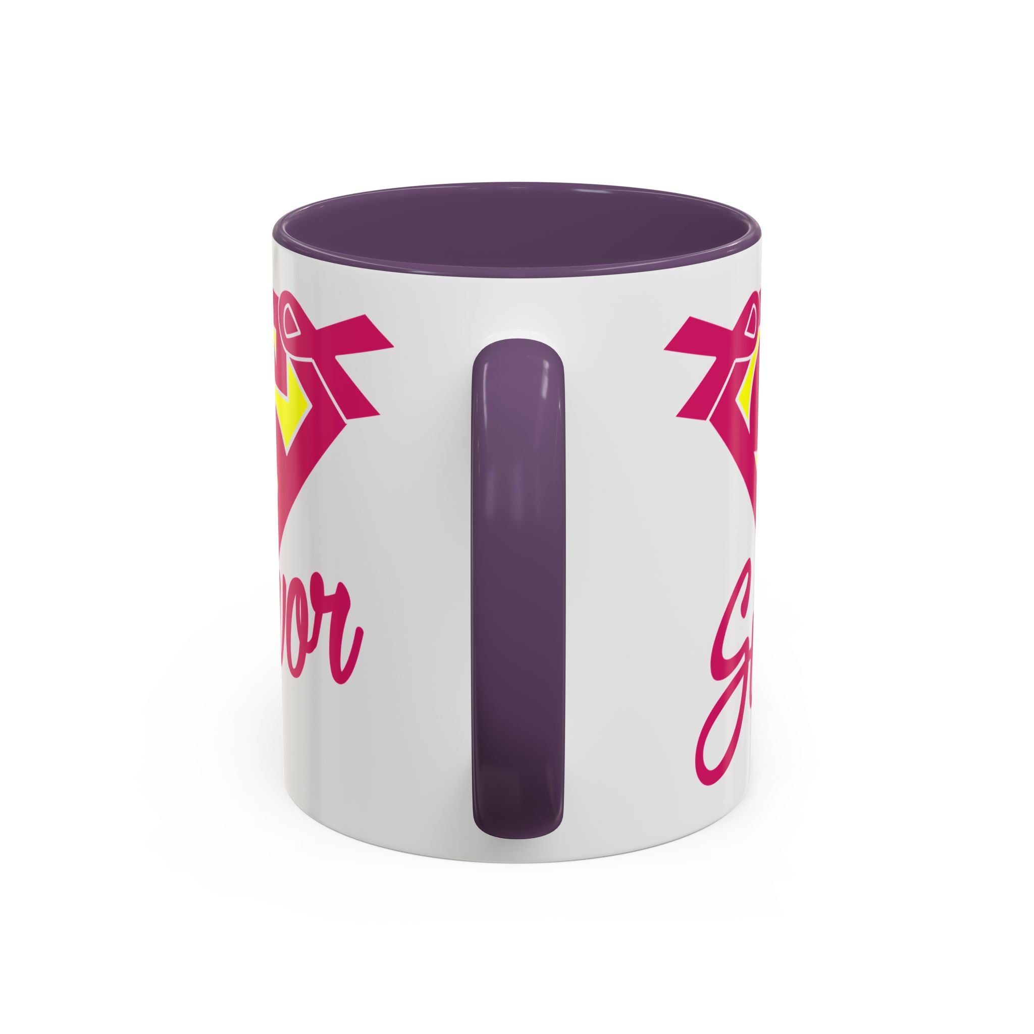 Survivor Mug 11oz & 15oz | Cancer Awareness, Motivational Gift, Empowerment, Superhero Theme, Unique Coffee Cup