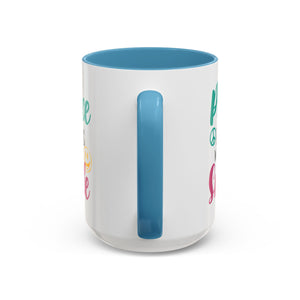 Inspirational Peace Coffee Mug - "Peace Begins with a Smile" - 11oz & 15oz