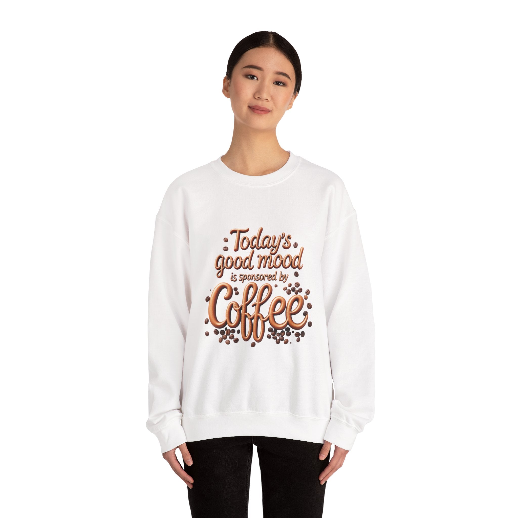 Coffee Mood Crewneck Sweatshirt - Cozy Gift for Coffee Lovers, Perfect for Birthdays, Holidays, Casual Days, Comfortable Wear