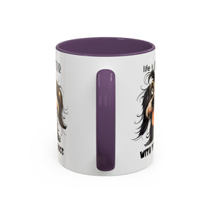 Life is Better with Dogs Coffee Mug - Cute Dog Lover Gift, Animal Themed Mug, Pet Owner Present, Fun Coffee Cup, Gift for Him/Her
