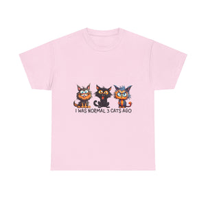 Funny Cat Lovers Tee - I Was Normal 3 Cats Ago, Unisex Shirt for Pet Owners, Cat Mom Gift, Cute Animal Tee, Cat-Themed Humor, Birthday [...]