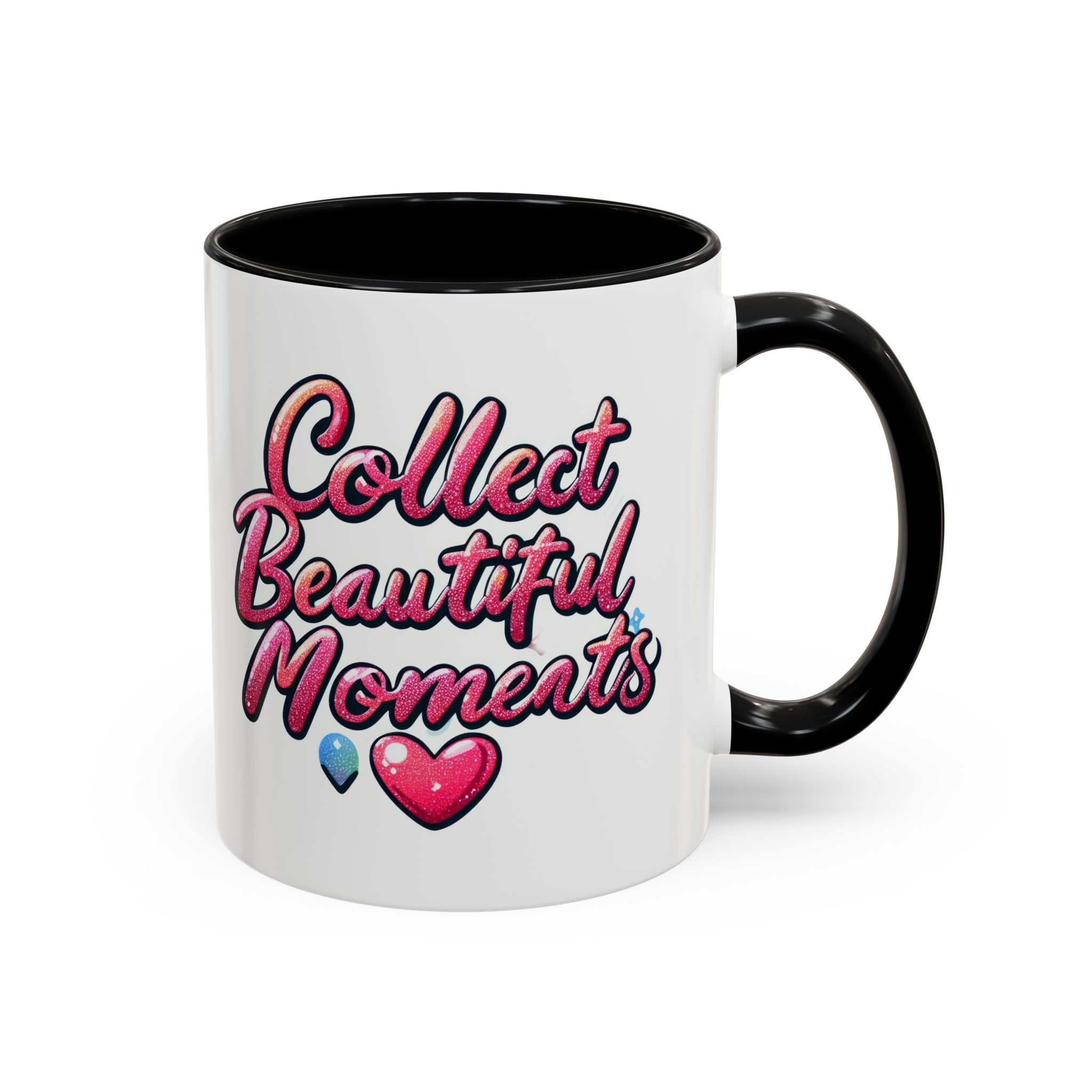 Collect Beautiful Moments Coffee Mug - 11oz & 15oz positive vibe love heart cup